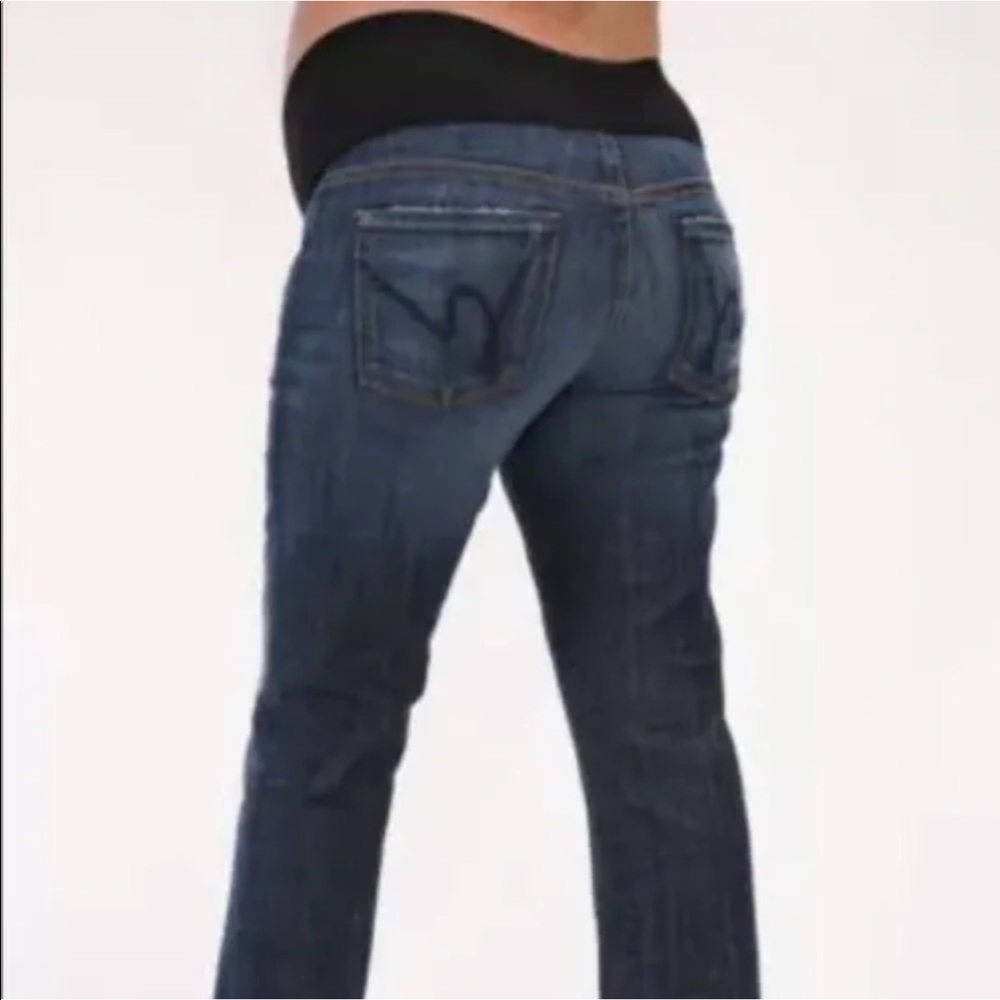 Citizens of humanity belly panel kelly maternity jeans size 32
